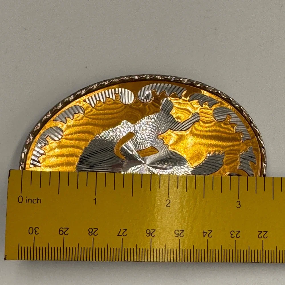 N/A oval scrollwork reverse
